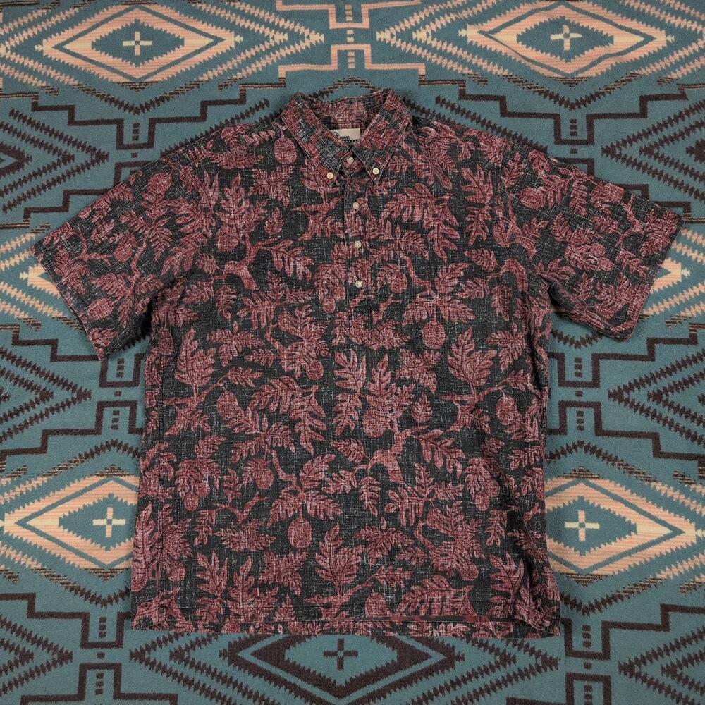 Vintage Reyn Spooner Aloha Hawaiian Men's Shirt XL Made In Korea Bikini Tag Era